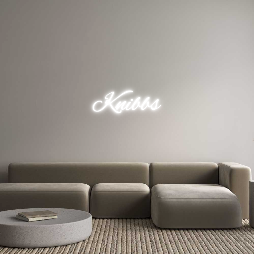 Custom Neon Text - Knibbs