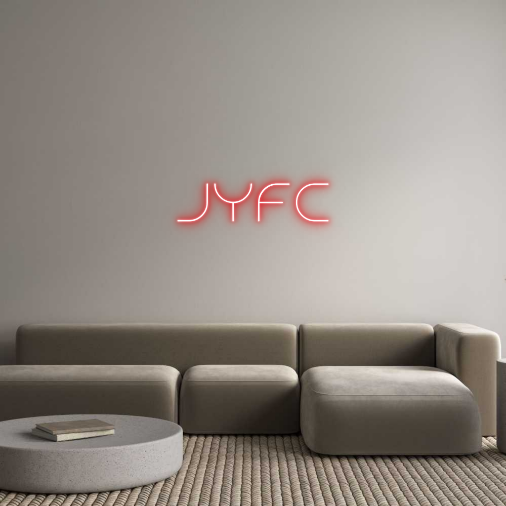 Custom Neon Text - JYFC