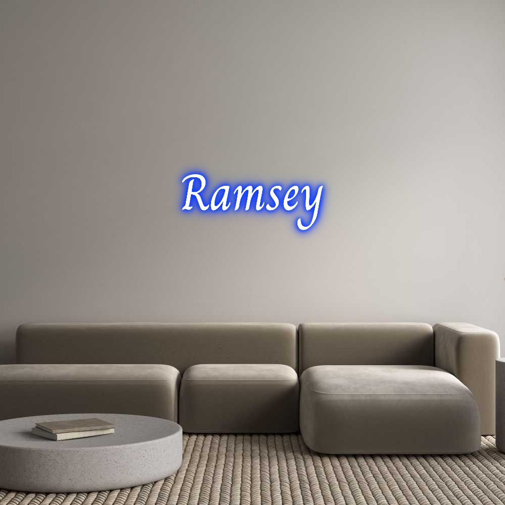 Custom Neon Text - Ramsey