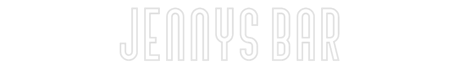Custom Neon Text - Jennys bar