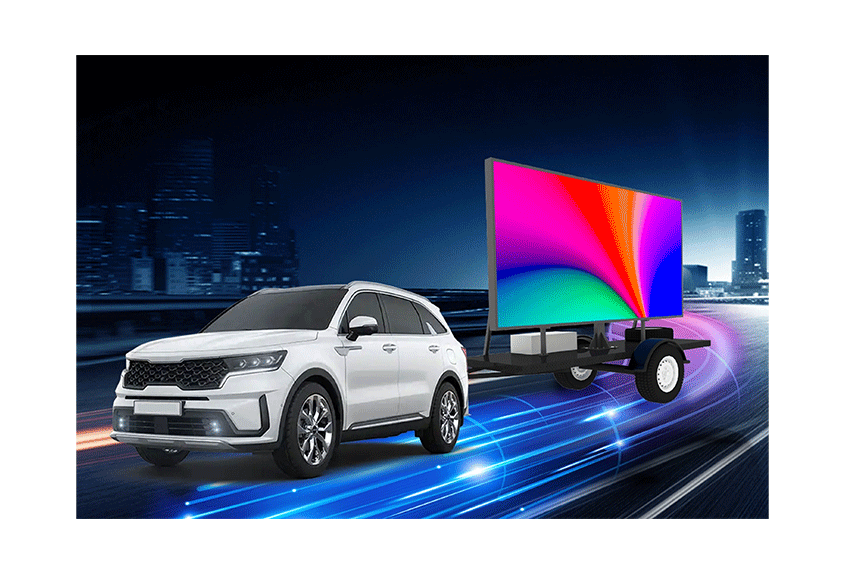 Trailer LED - Mobile Trailer LED Billboards