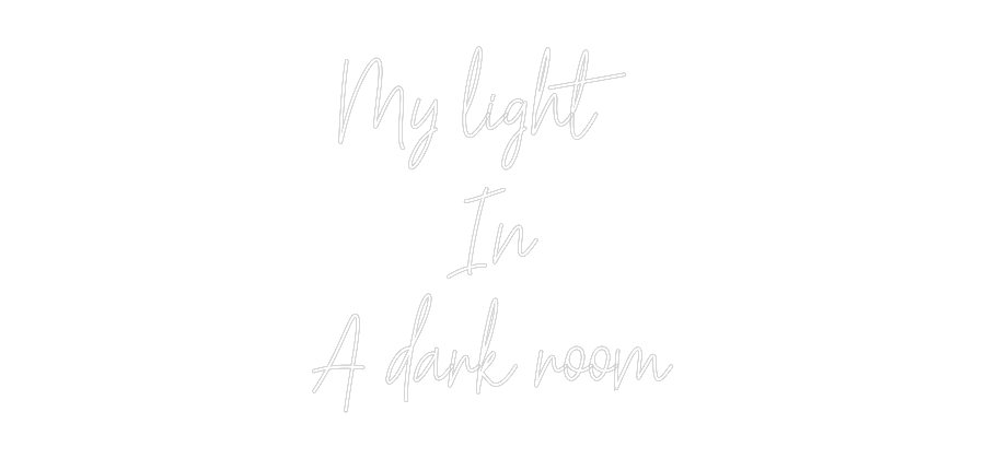 Custom Neon Text- My light
In...
