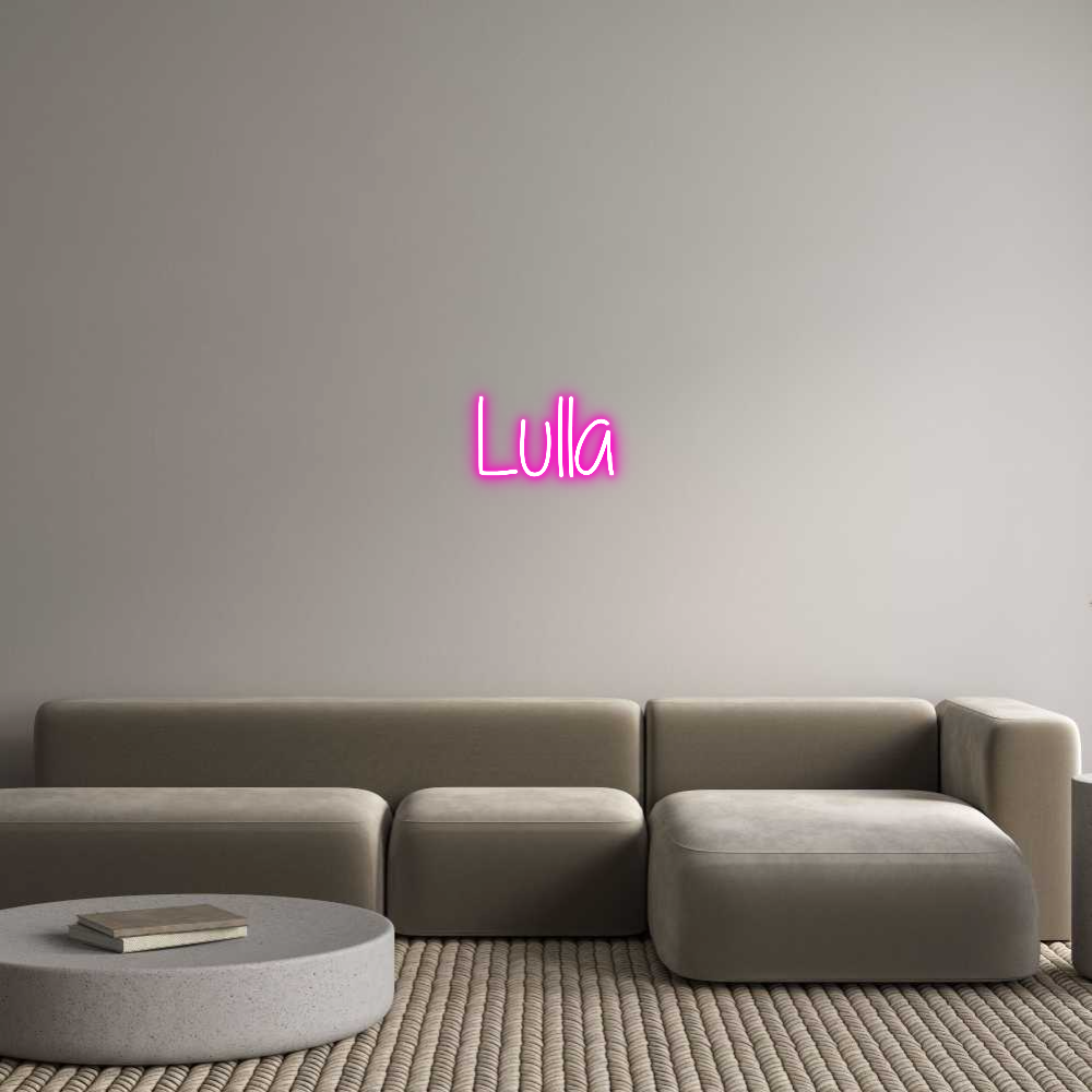 Custom Neon Text - Lulla