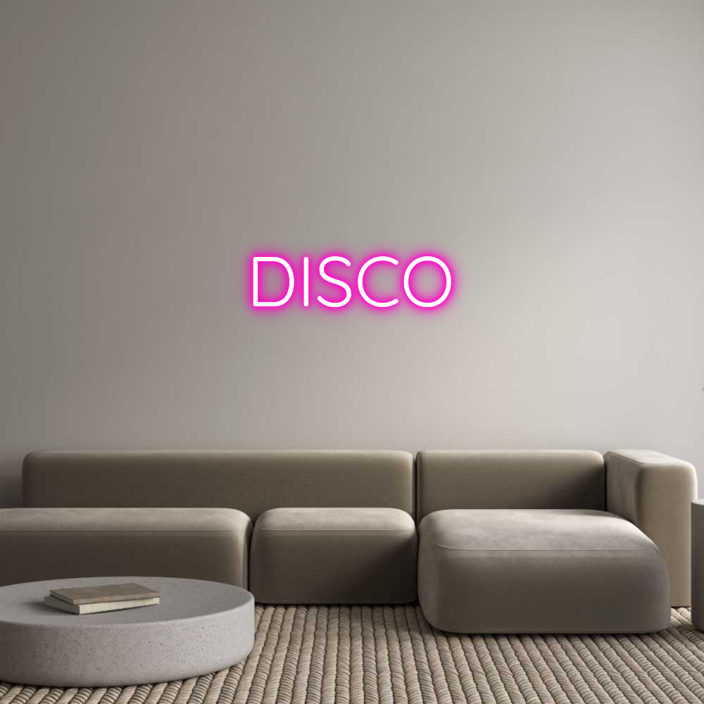 Custom Neon Text - DISCO