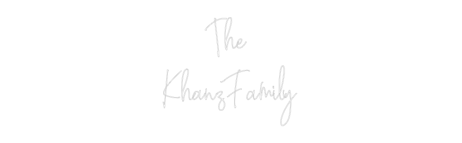 Custom Neon Text- The
Khanz F...