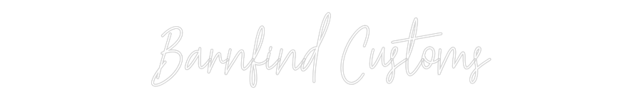 Custom Neon Text - Barnfind Cust...