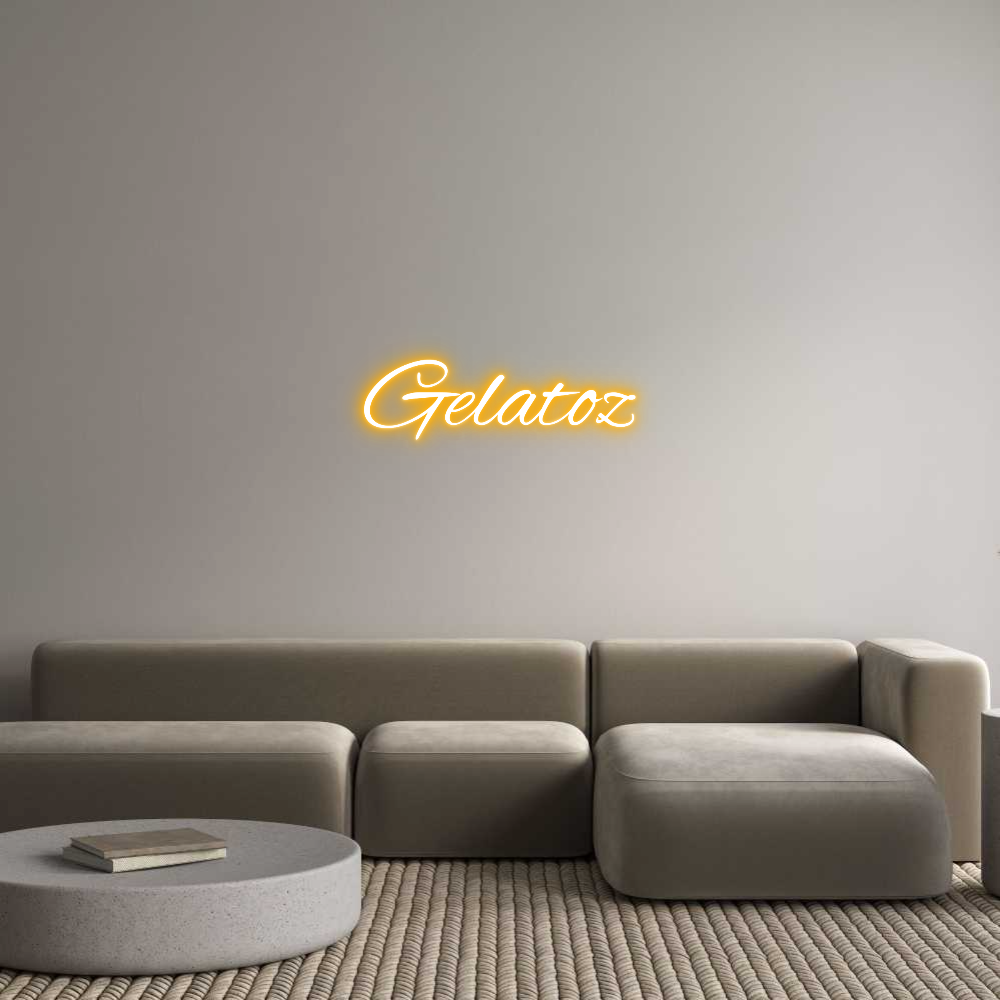 Custom Neon Text- Gelatoz