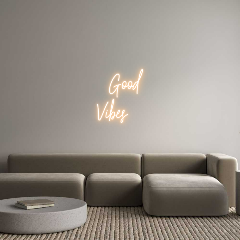 Custom Neon Text - Good
Vibes
