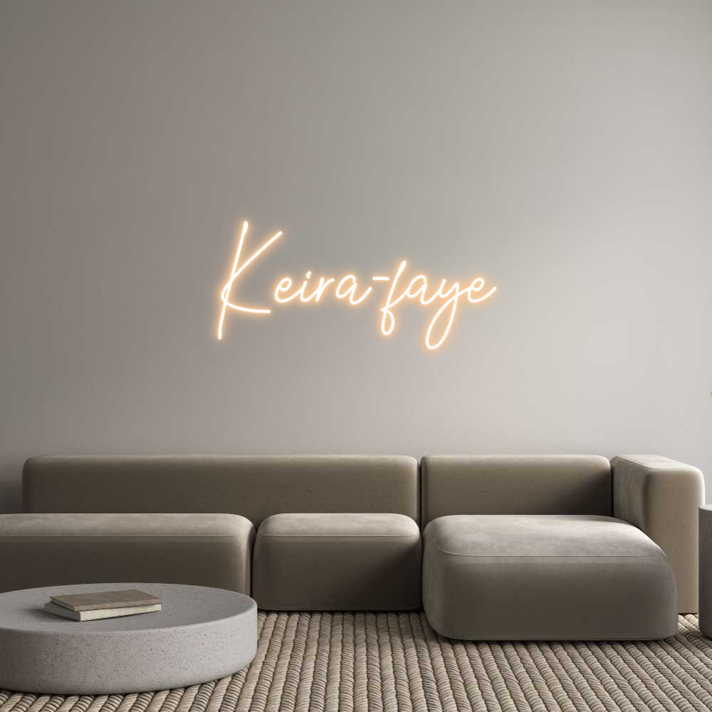Custom Neon Text - Keira-faye