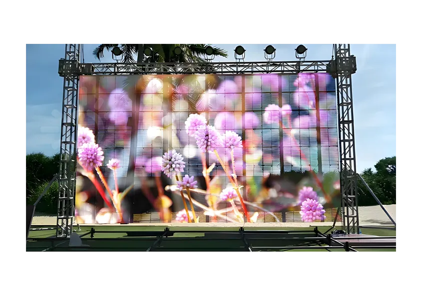 RT Series - Ultra-Transparent Black LED Screen for Events