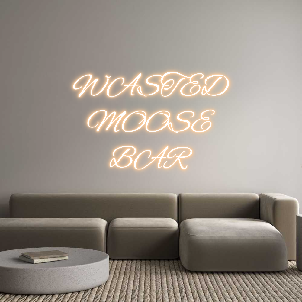 Custom Neon Text - WASTED
MOOSE...