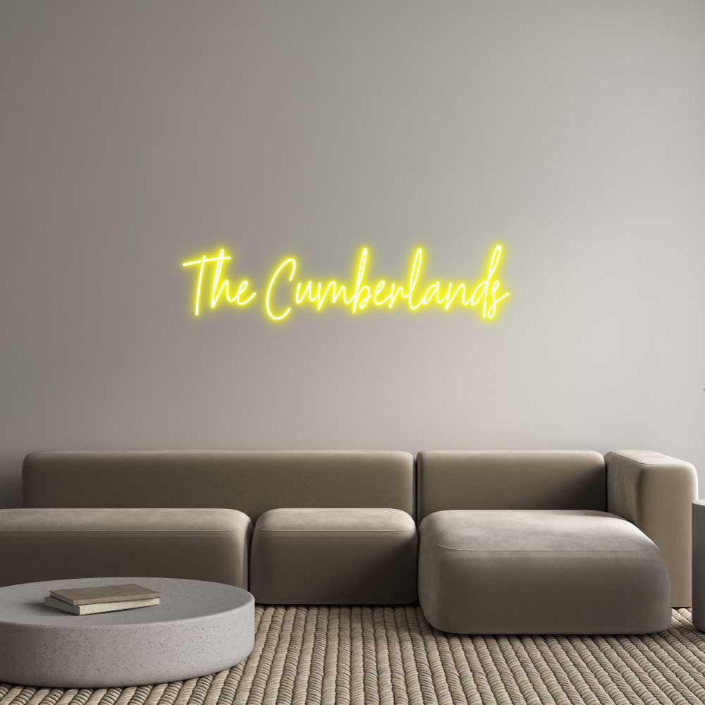 Custom Neon Text - The Cumberlan...