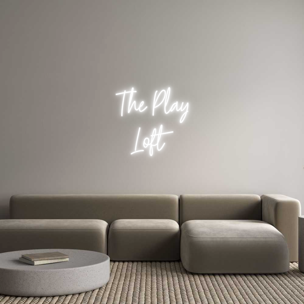Custom Neon Text - The Play
...