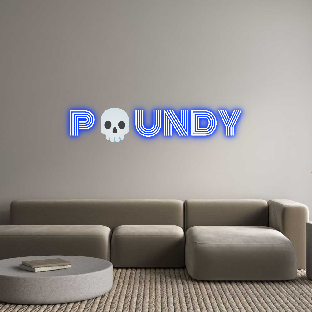 Custom Neon Text - PšUNDY