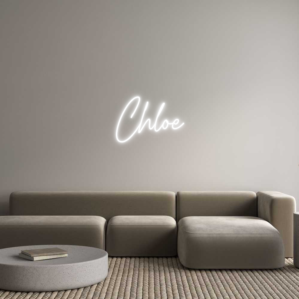 Custom Neon Text - Chloe