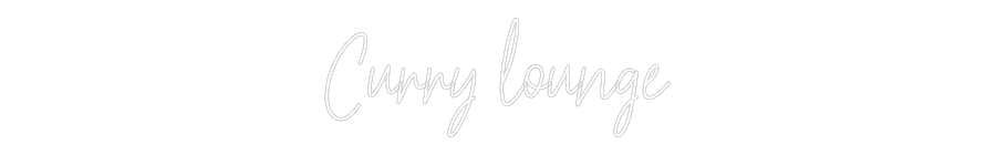 Custom Neon Text - Curry lounge