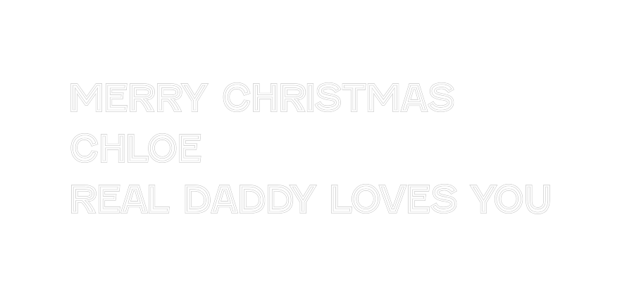 Custom Neon Text - Merry Christm...