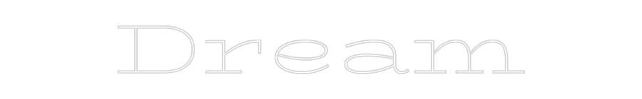 Custom Neon Text - Dream