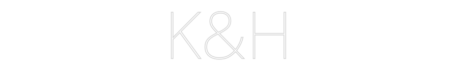 Custom Neon Text- K&H