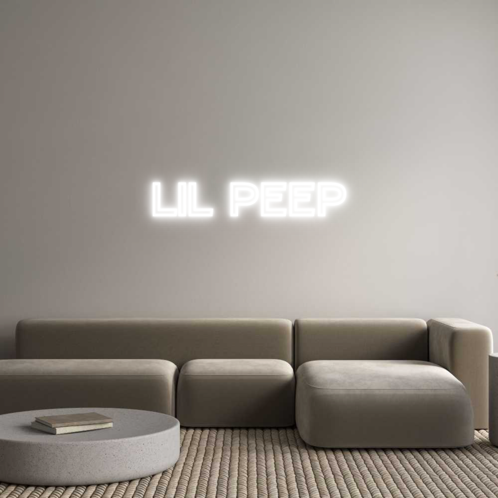 Custom Neon Text - LIL PEEP