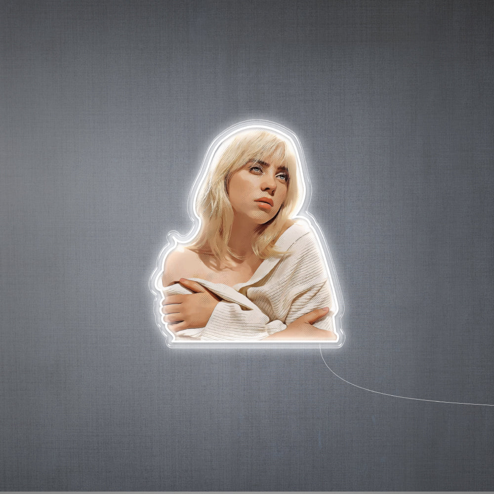 Billie Eilish Neon Art