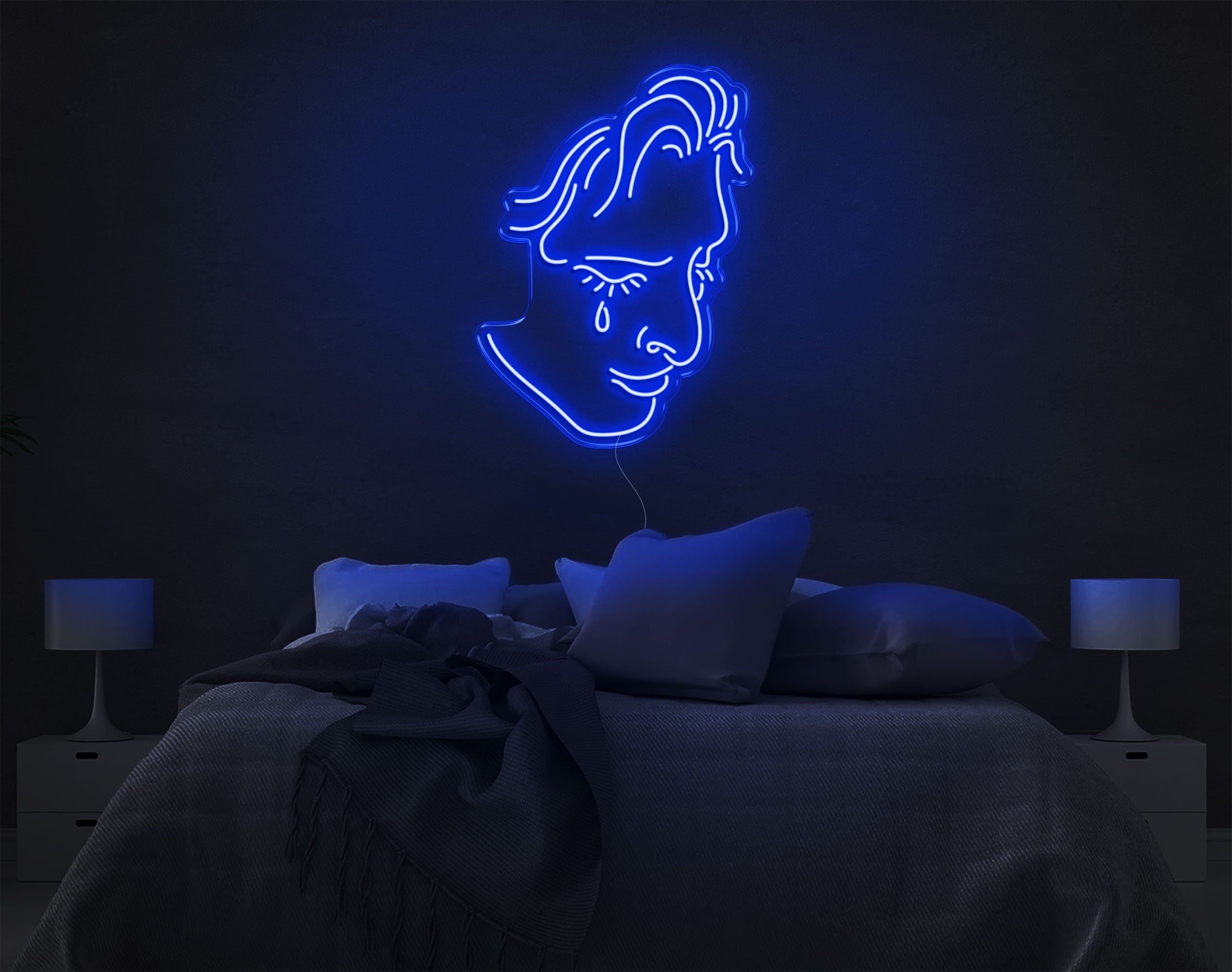 Crying LED Neon Sign