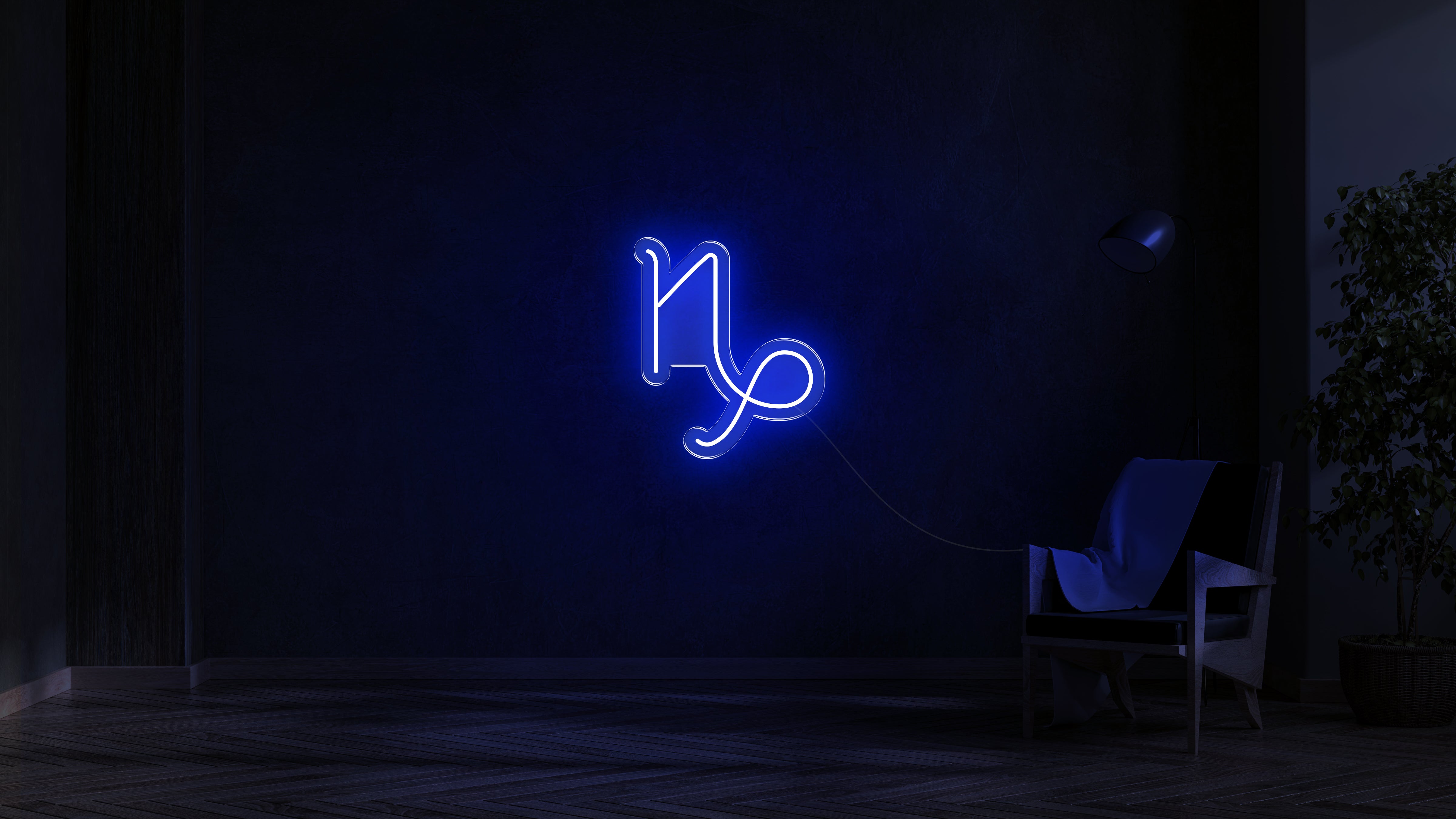 Capricorn LED neon sign