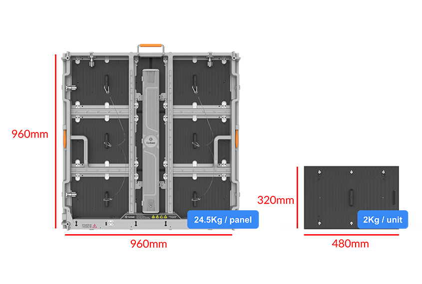 FO Series - Outdoor Front Service LED Screen