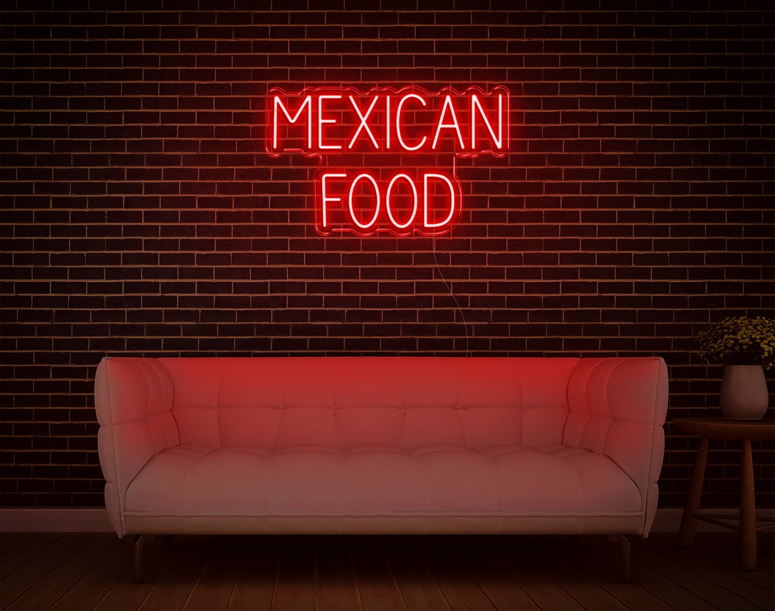 Mexican Food LED Neon Sign