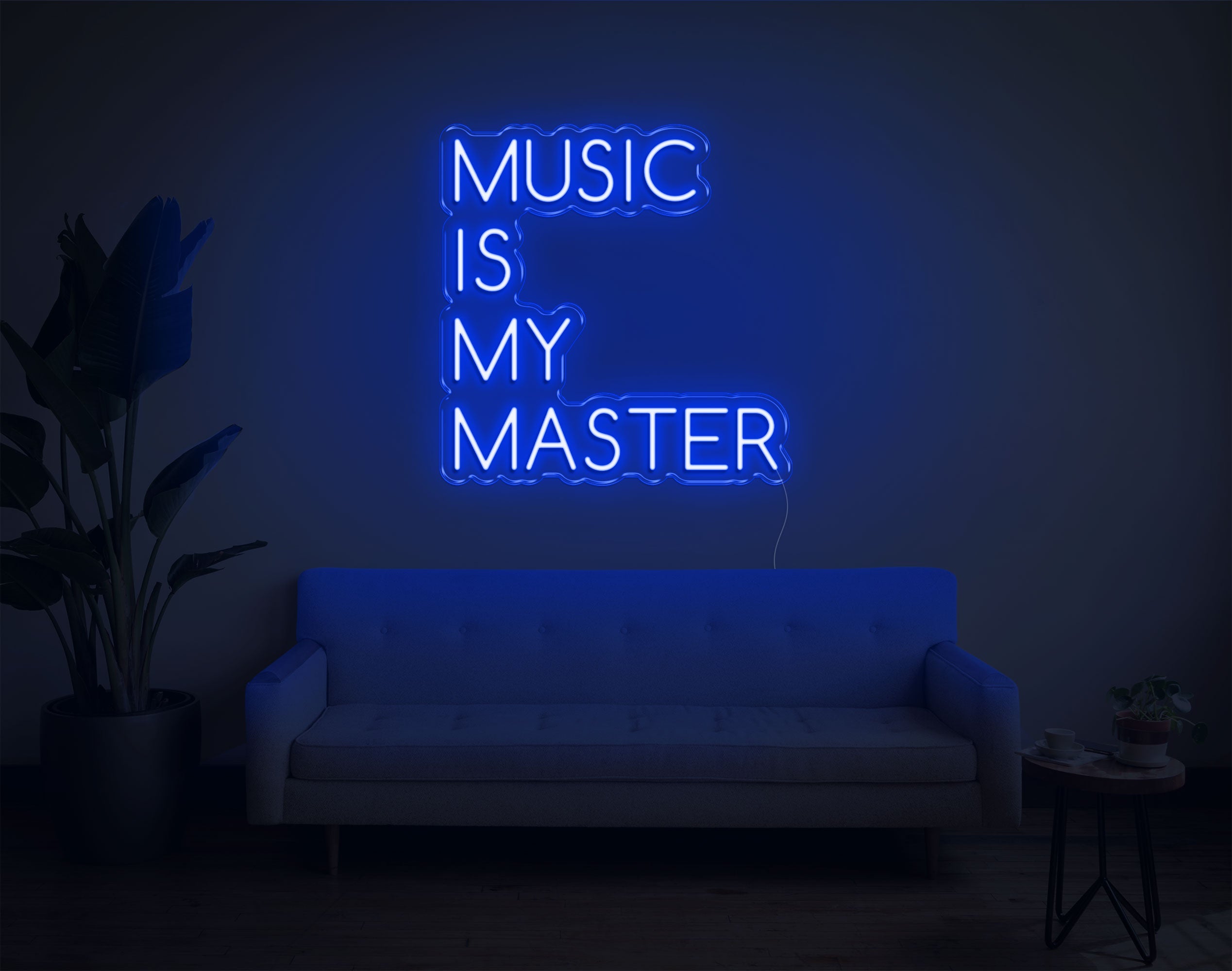 Music Is My Master LED Neon Sign