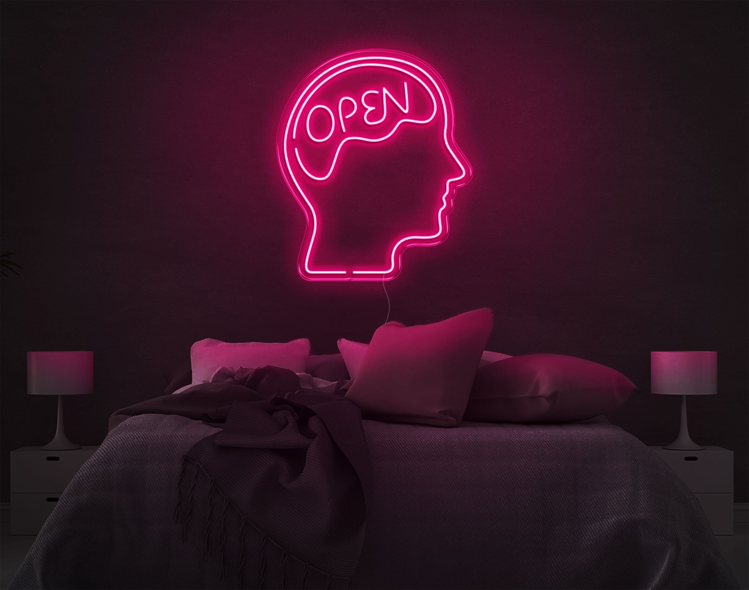 Open Head LED Neon Sign