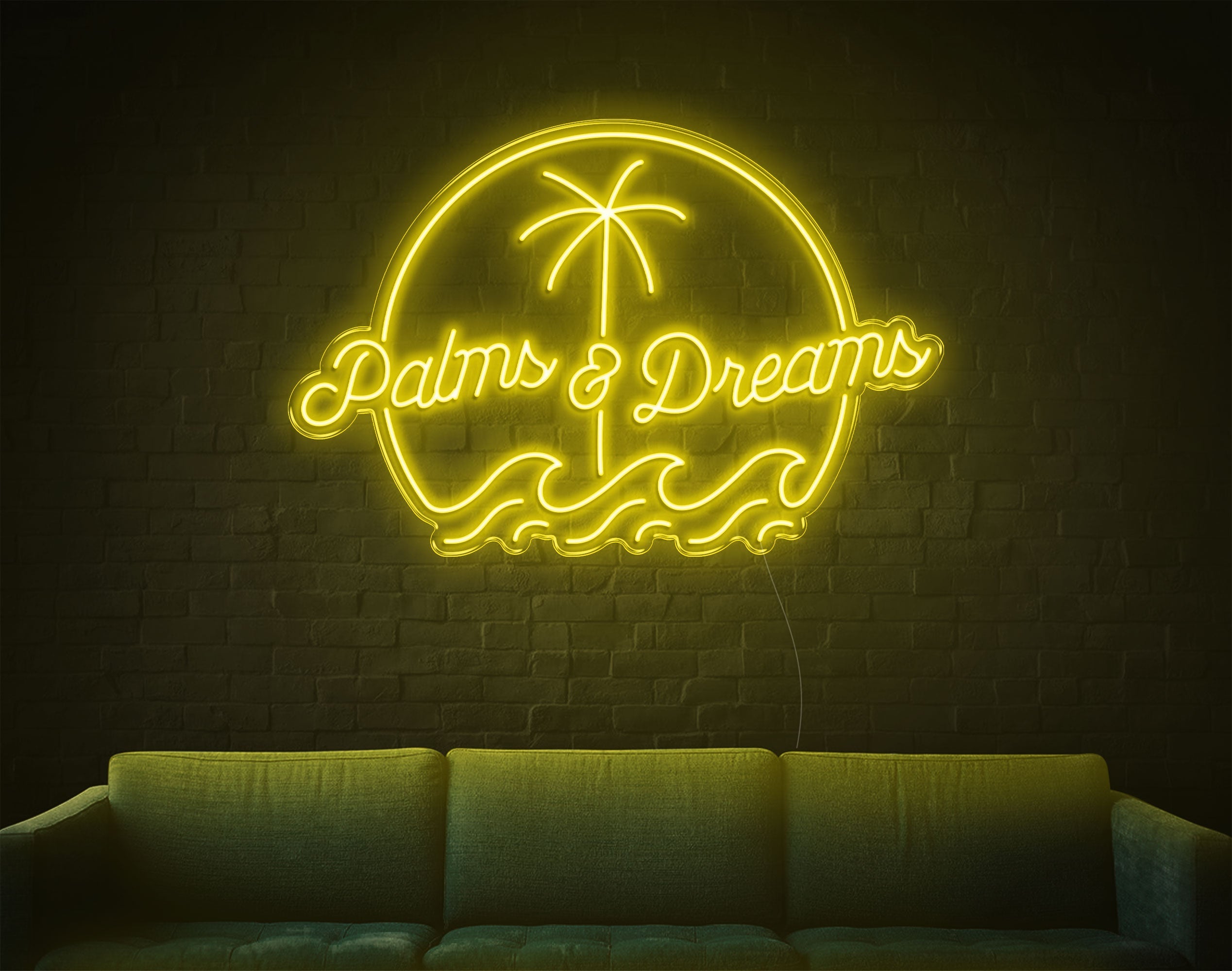 Palms And Dreams LED Neon Sign