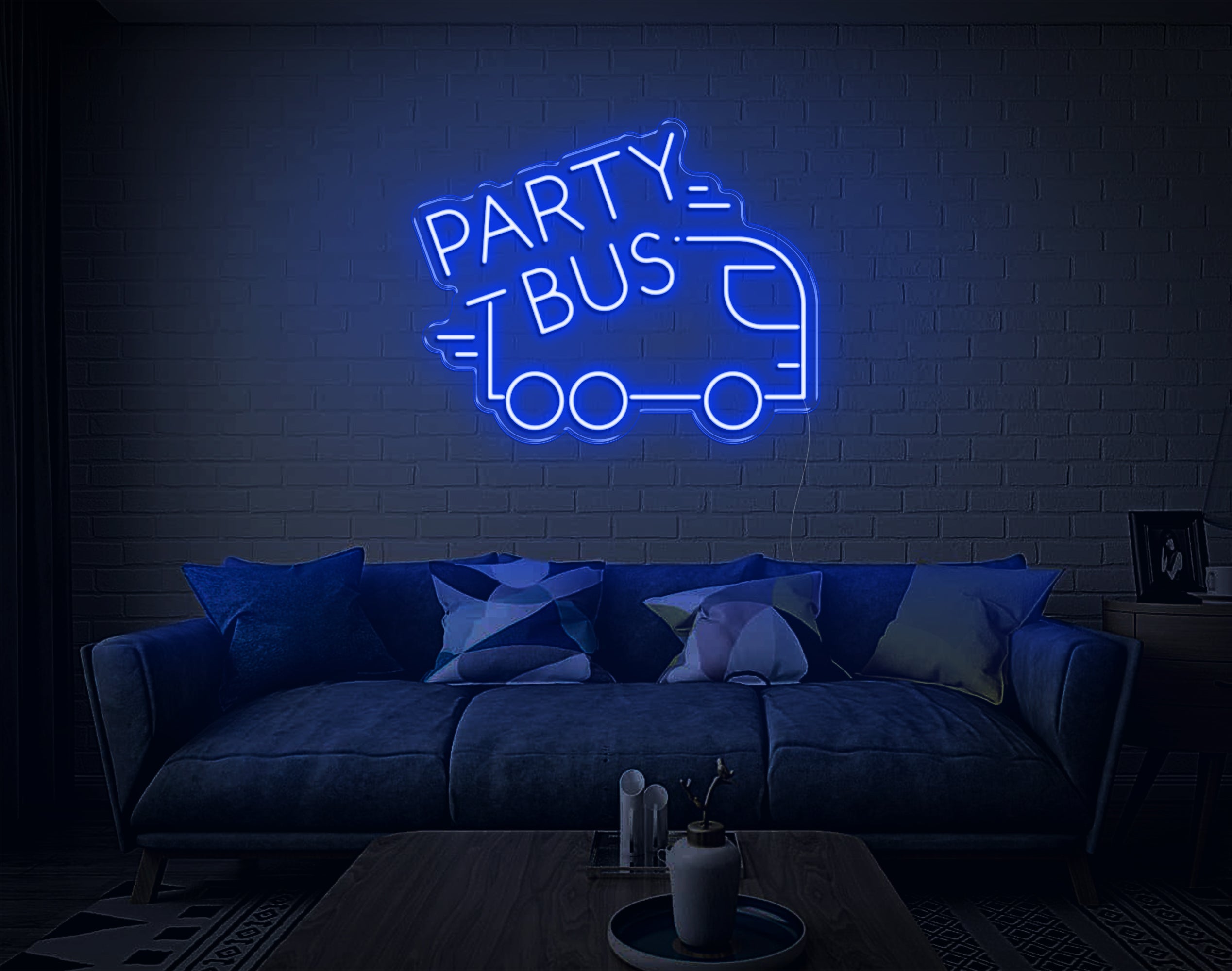 Party Bus LED Neon Sign