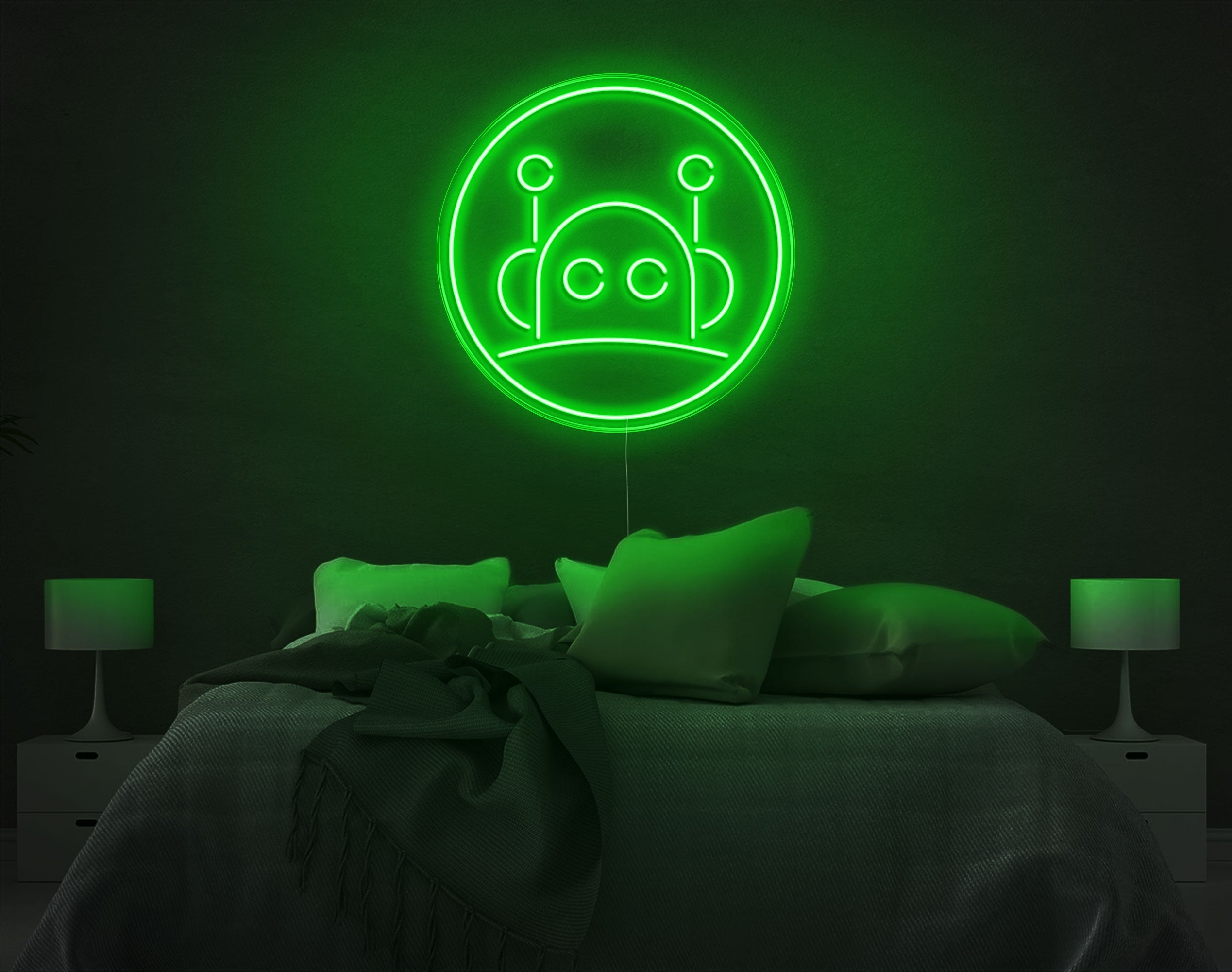 Robot LED Neon Sign
