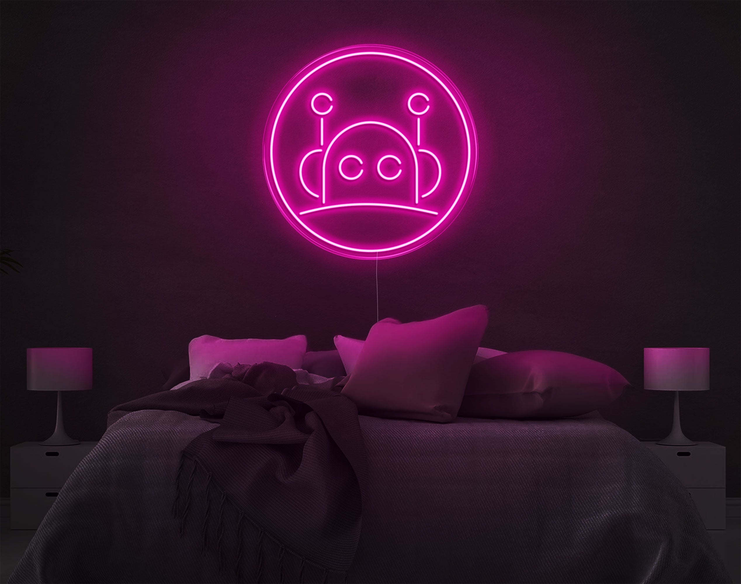 Robot LED Neon Sign