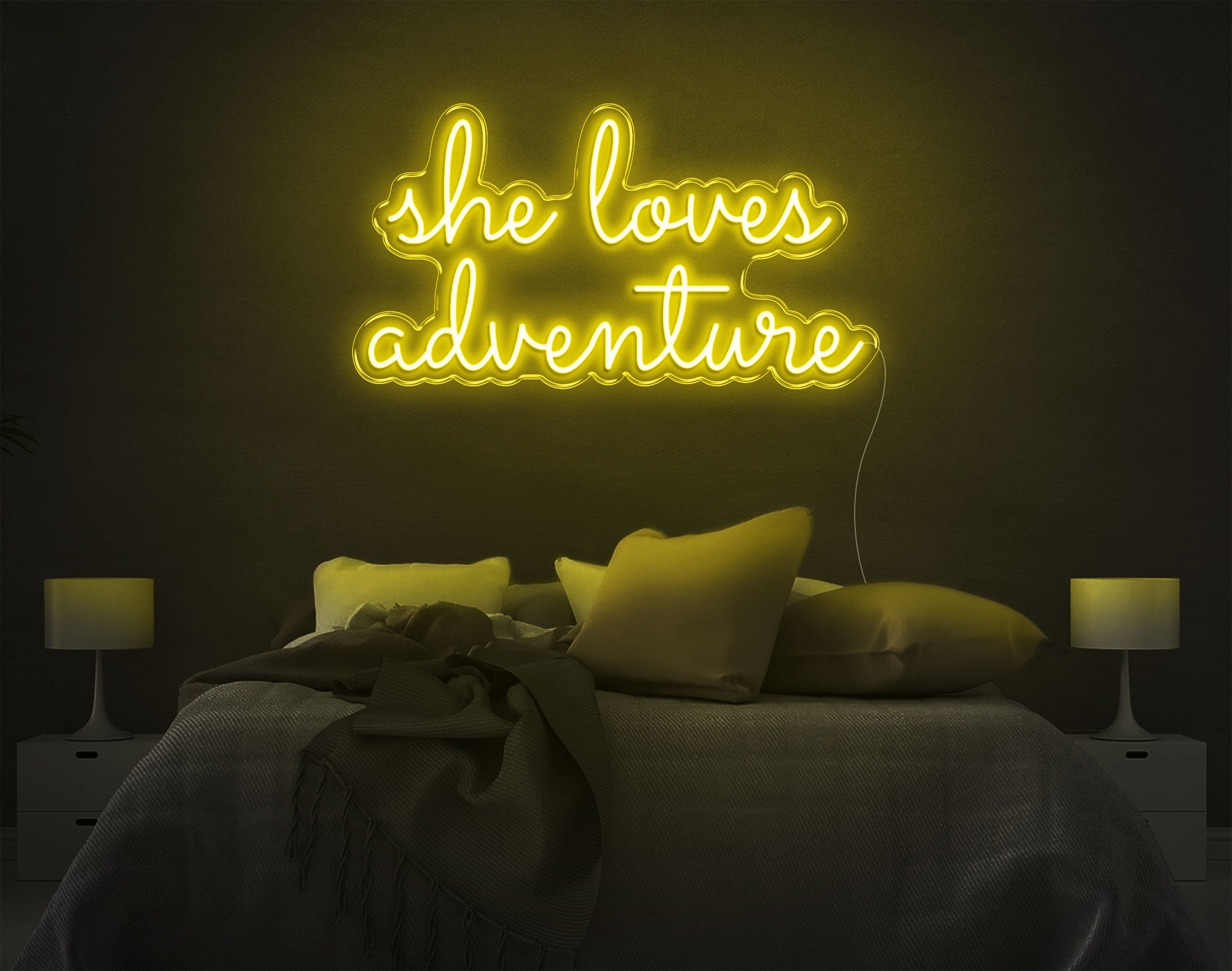 She Loves Adventure LED Neon Sign