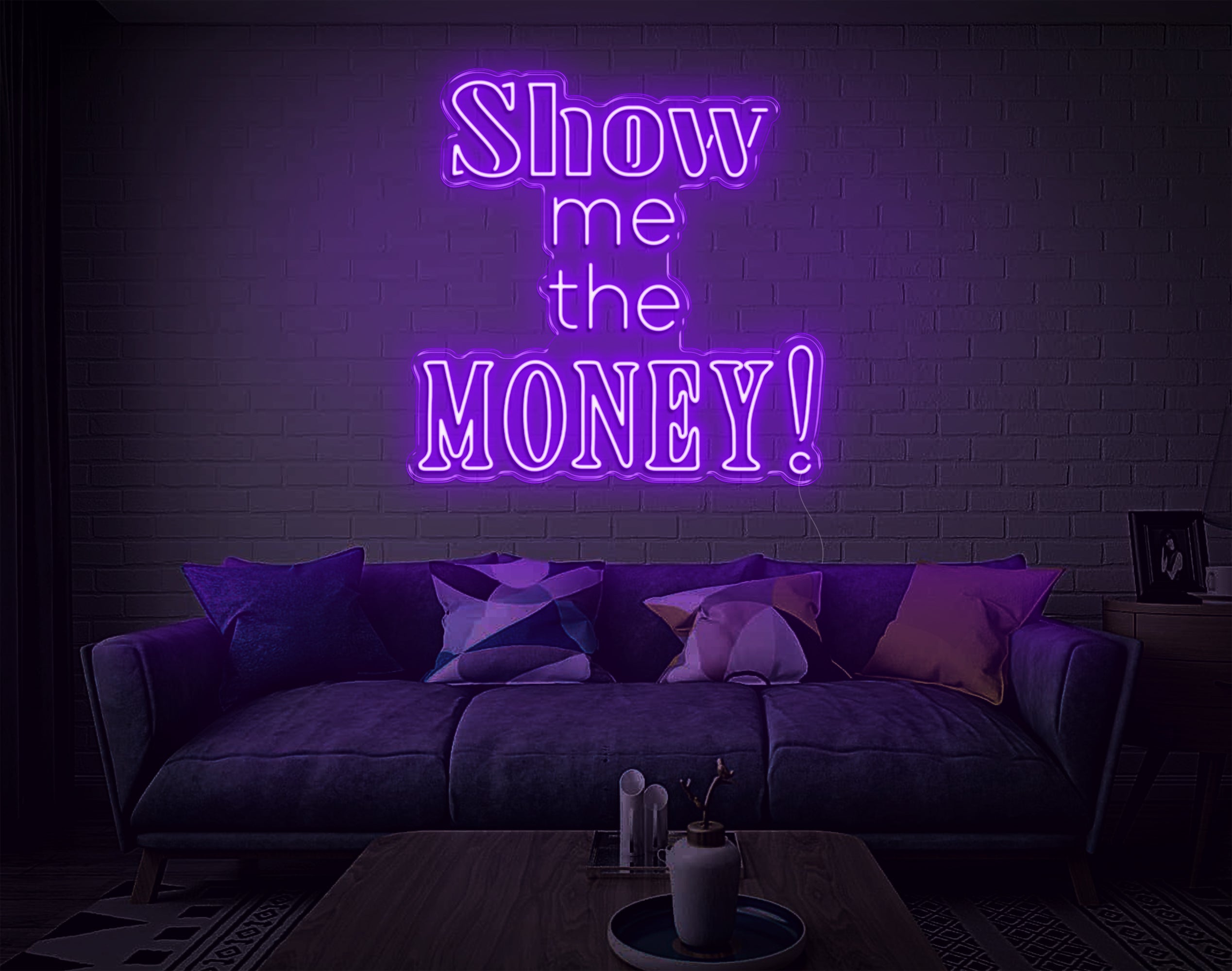 Show Me The Money! LED Neon Sign