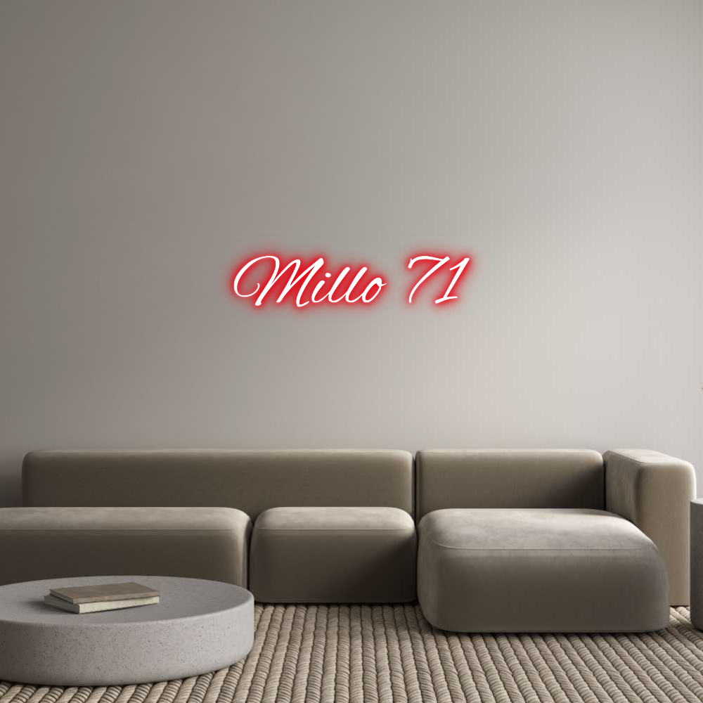 Custom Neon Text - Millo 71
