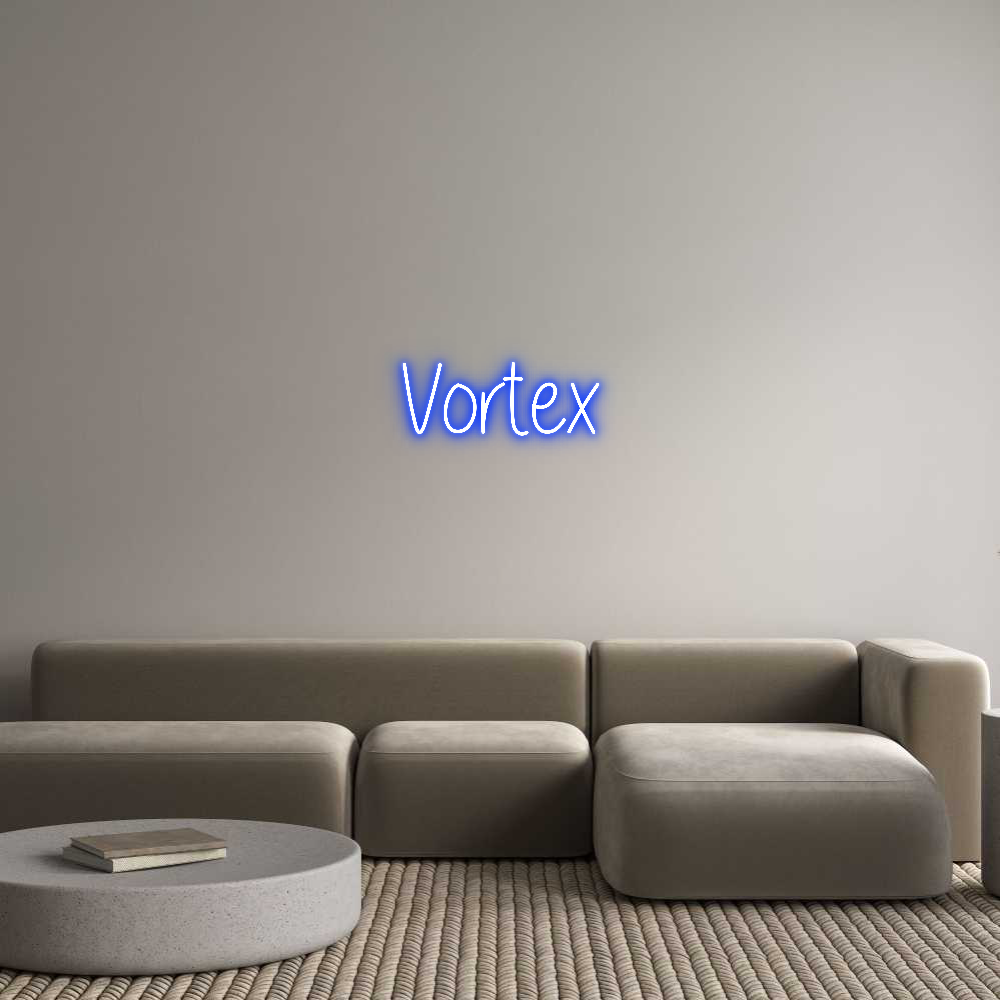 Custom Neon Text - Vortex