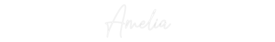 Custom Neon Text - Amelia