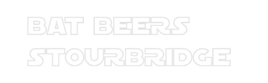 Custom Neon Text - BAT BEERS
S...