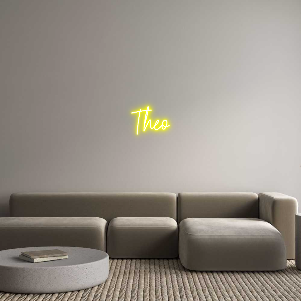 Custom Neon Text - Theo