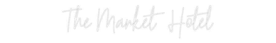 Custom Neon Text - The Market Ho...
