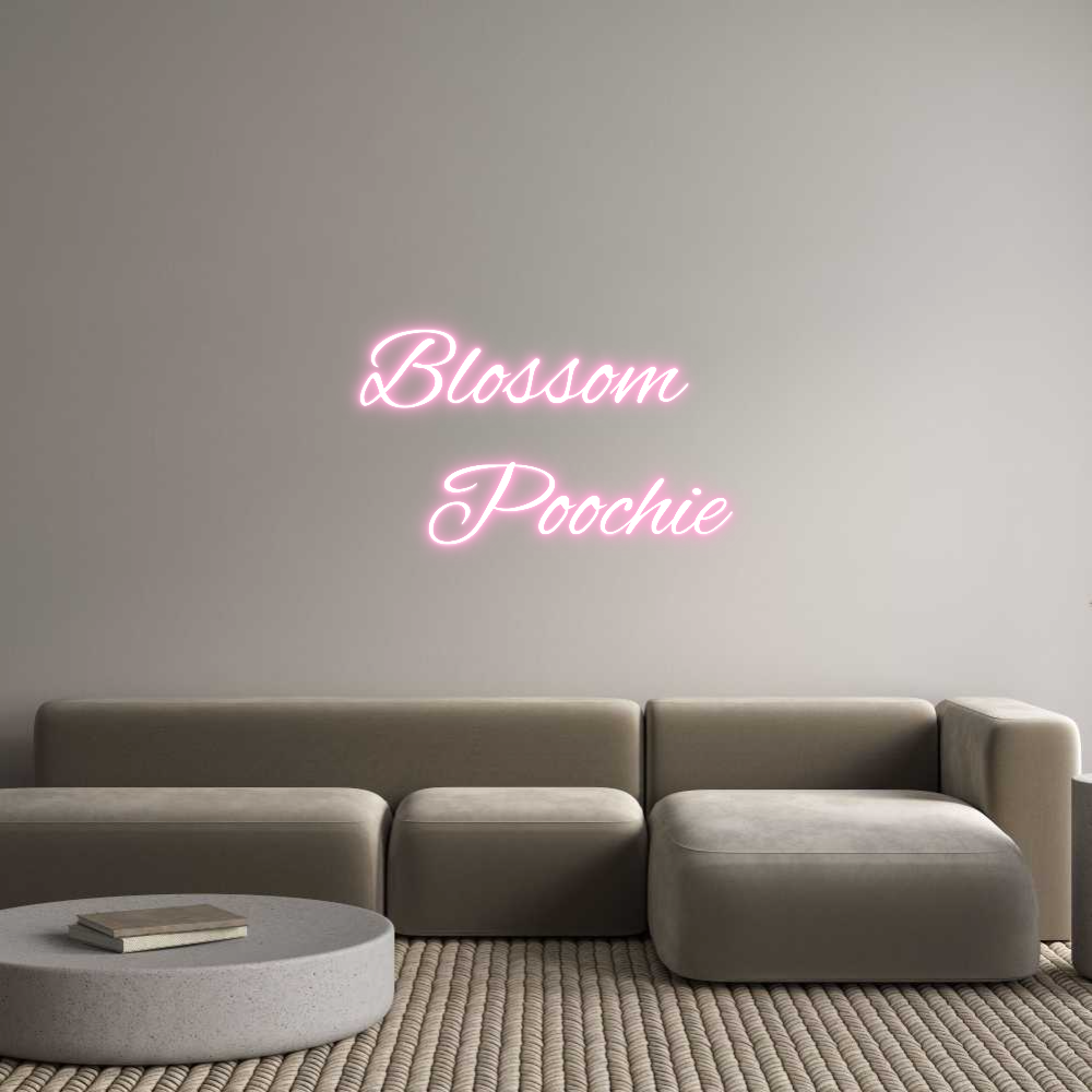 Custom Neon Text - Blossom
P...