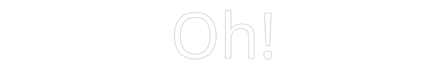 Custom Neon Text - Oh!