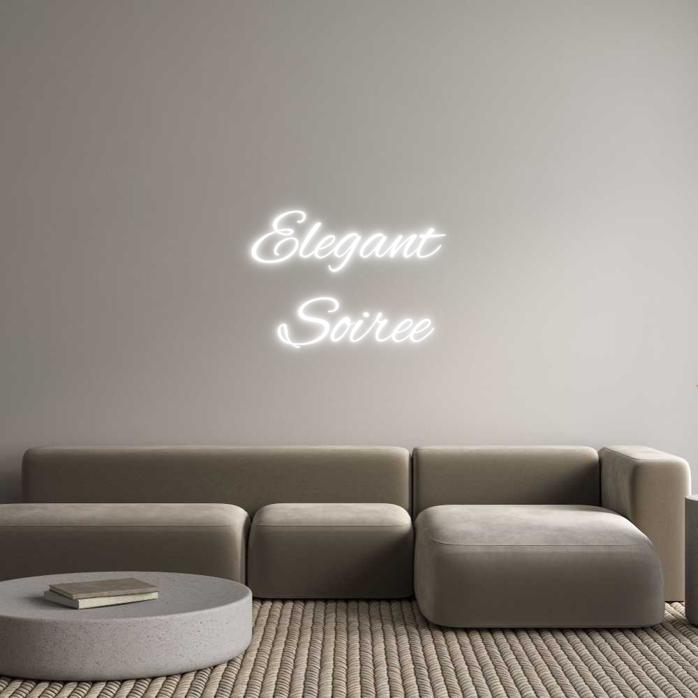 Custom Neon Text - Elegant
So...