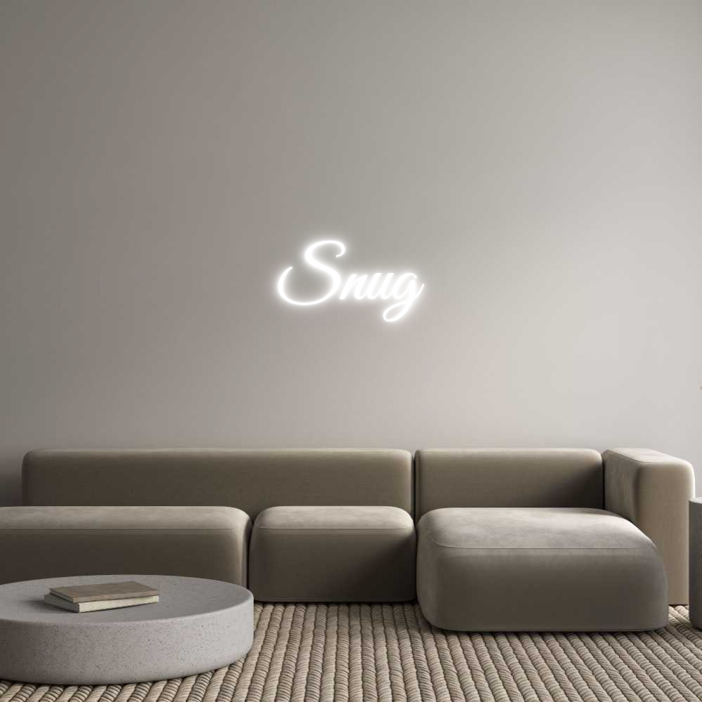 Custom Neon Text - Snug