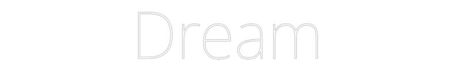 Custom Neon Text - Dream