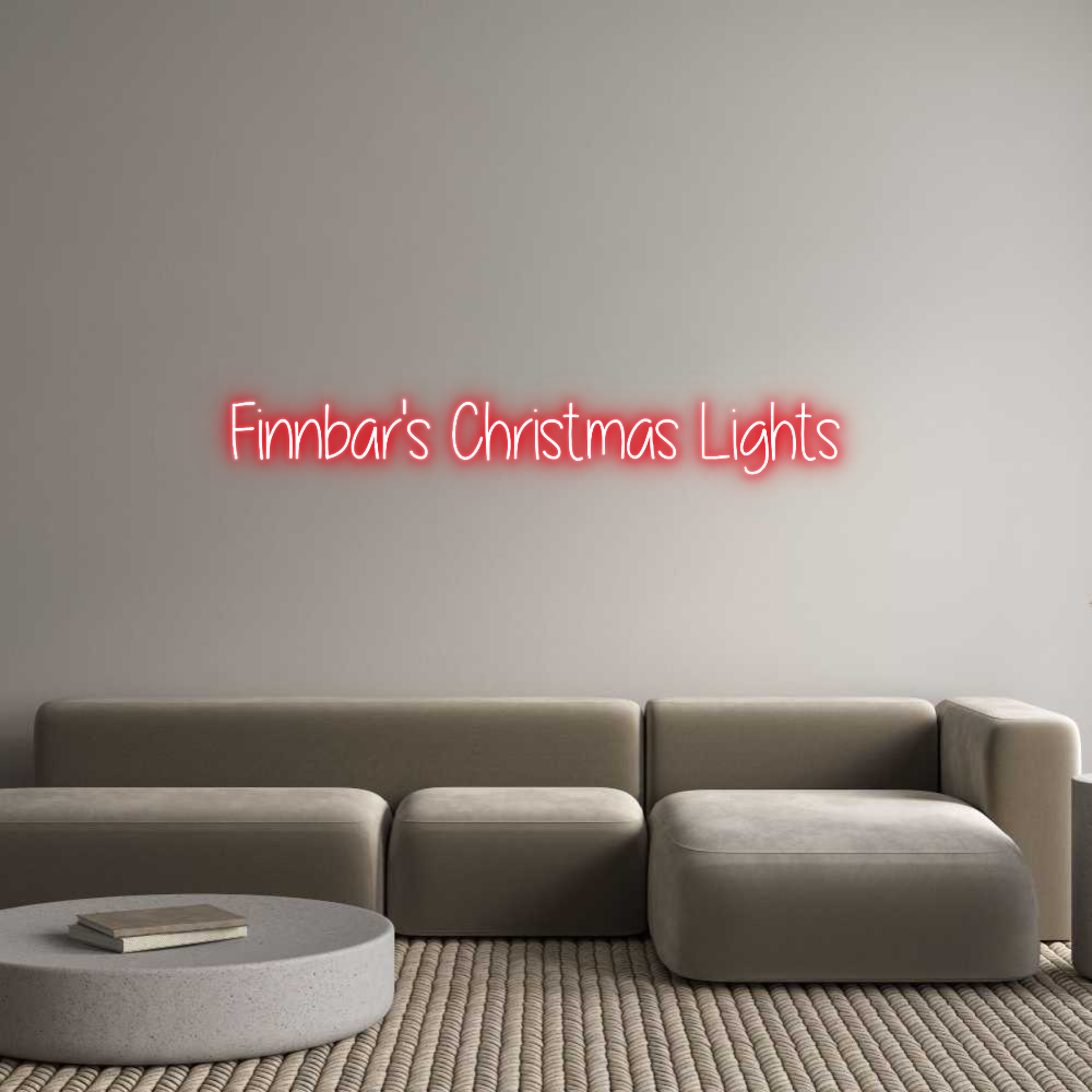 Custom Neon Text - Finnbar's Chr...