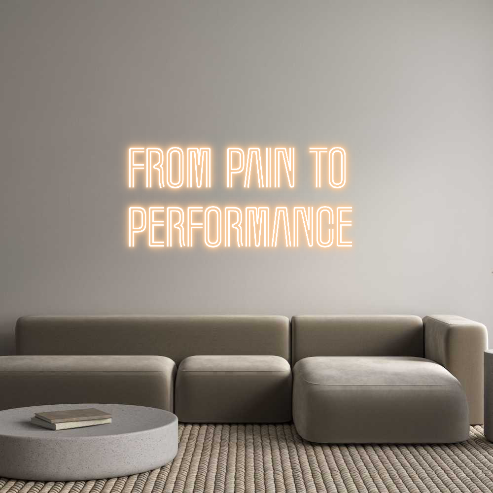 Custom Neon Text - From pain to ...